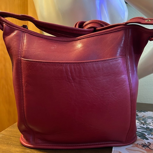 Coach Red Vintage Slim Duffle - Picture 8 of 8